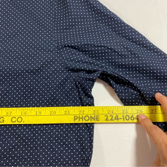 Nick Graham Shirt Men’s X-Large Button Down Polka Dot Stretch Long Sleeves Shirt - Picture 8 of 12